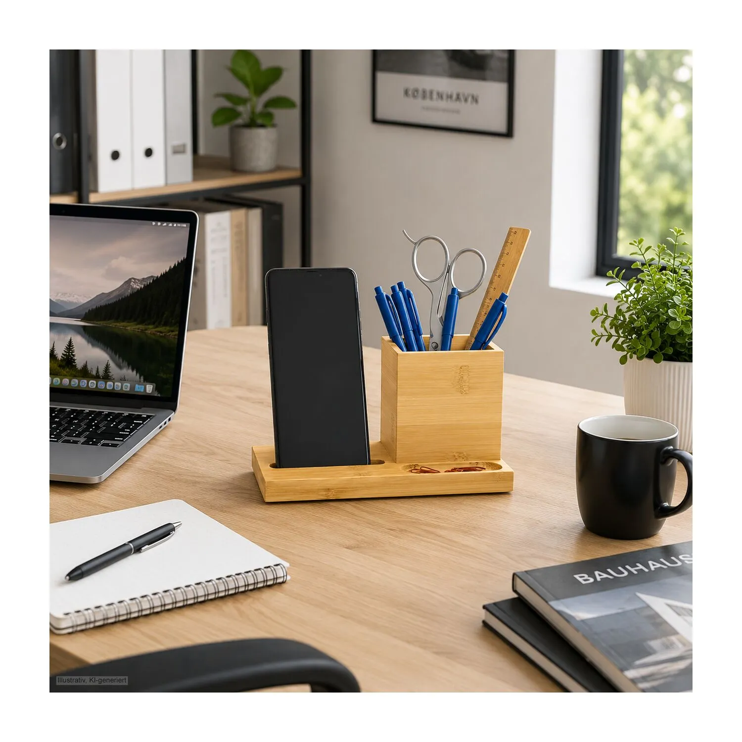 ROMINOX® Schreibtisch-Organizer // Desk, braun – Bild 10