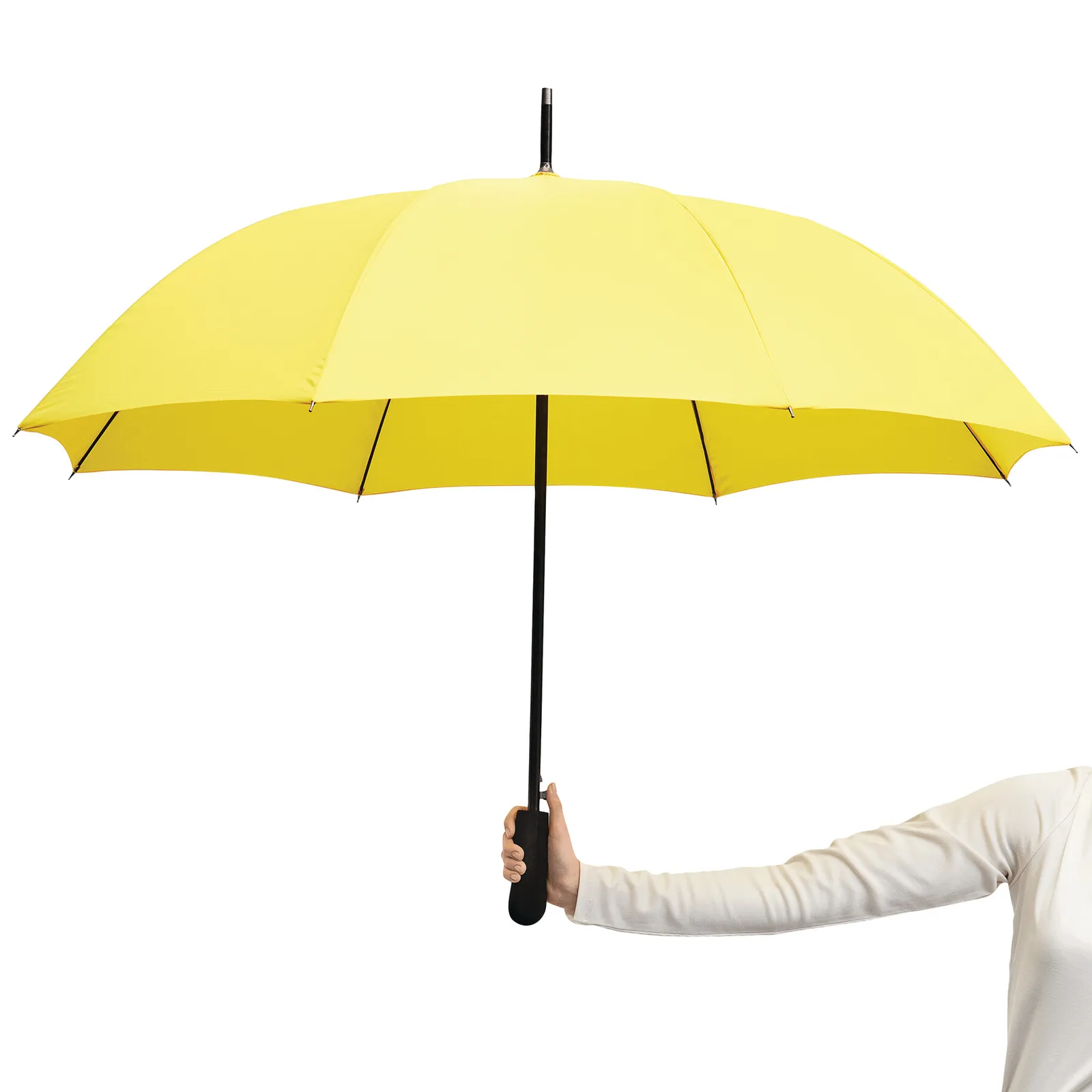 PASSAT - Automatischer Windproof-Golfschirm, gelb – Bild 8