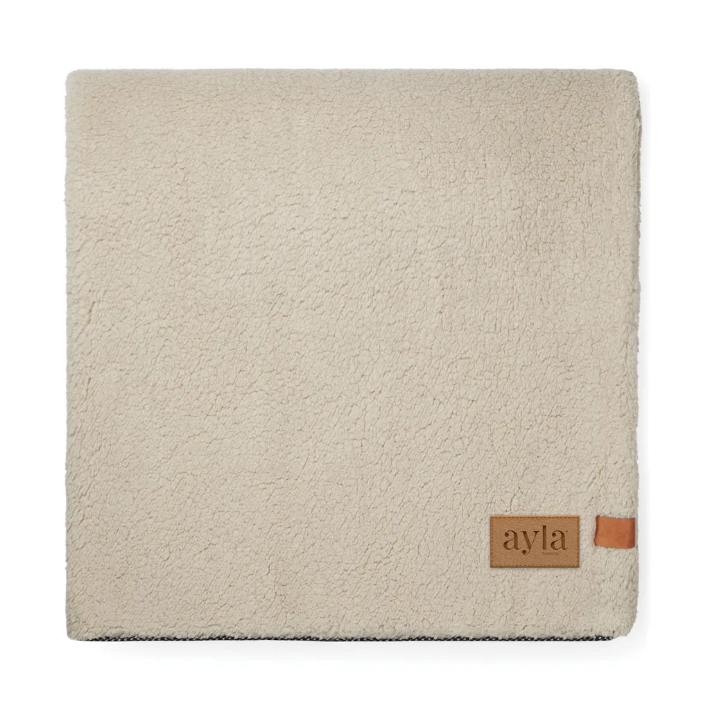 VINGA Maine Doppelflor-Decke aus GRS recyceltem Material, braun – Bild 3