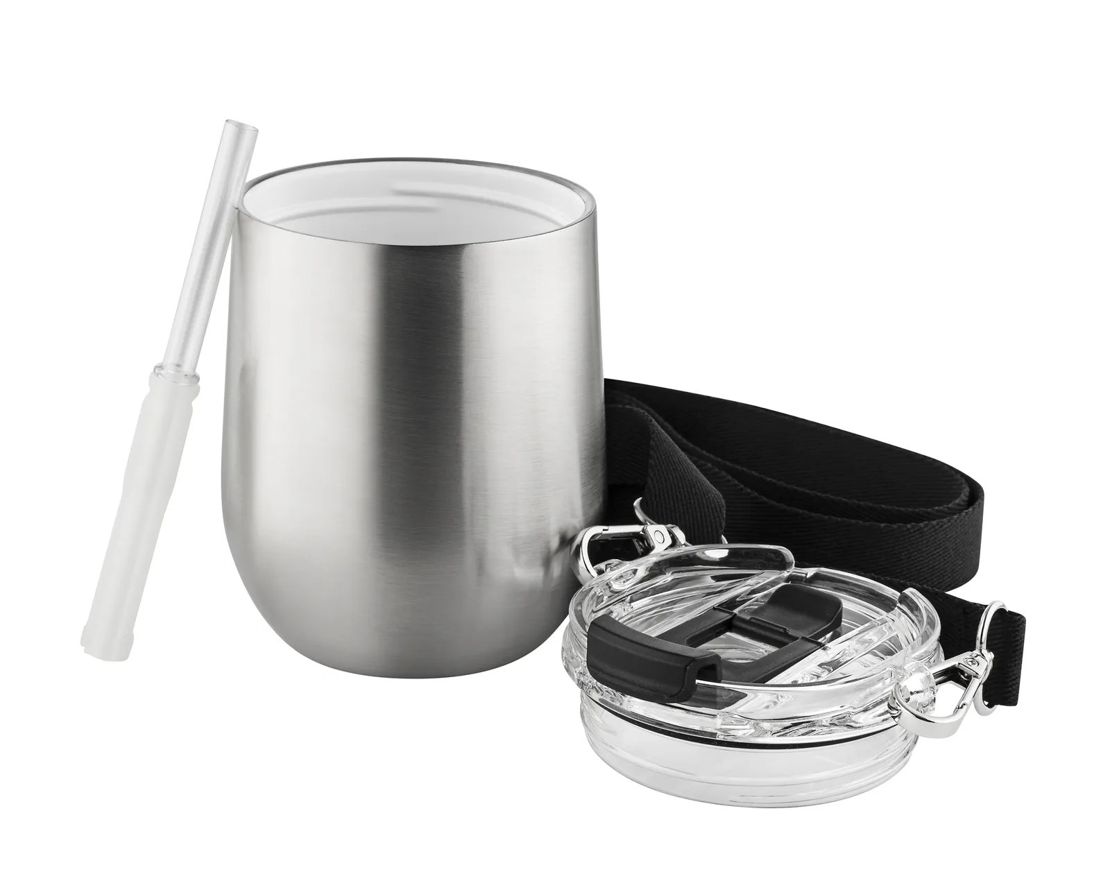 Thermobecher "Enjoy2Go", silber – Bild 2