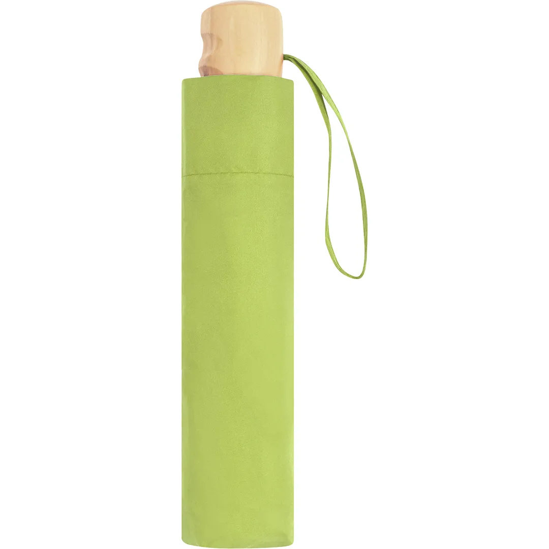 Taschenschirm ÖkoBrella, Ø 98 cm, Länge 26,5 cm, limette wS – Bild 5