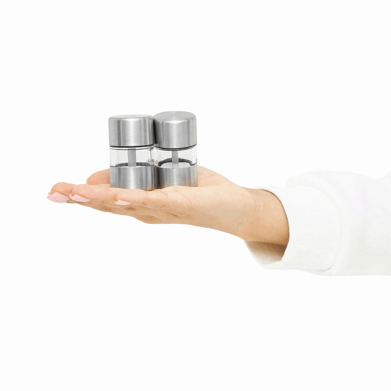 SPICE FLAVOR - Salz- und Pfefferstreuer-Set SPICE FLAVOUR silber, silber – Bild 9