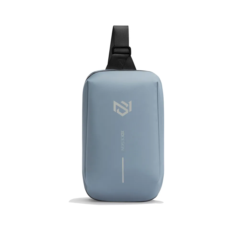 Urban wasserabweisender Sling-Bag, blau – Bild 3
