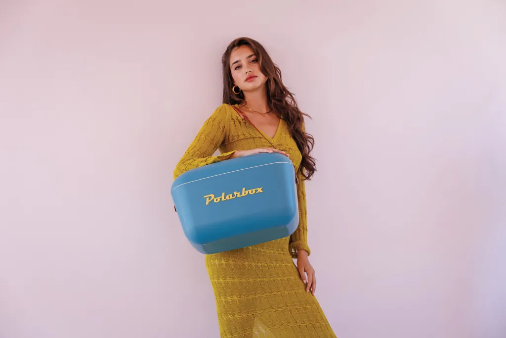 Polarbox Original Large 20L Vintage Kühlbox, blau – Bild 6