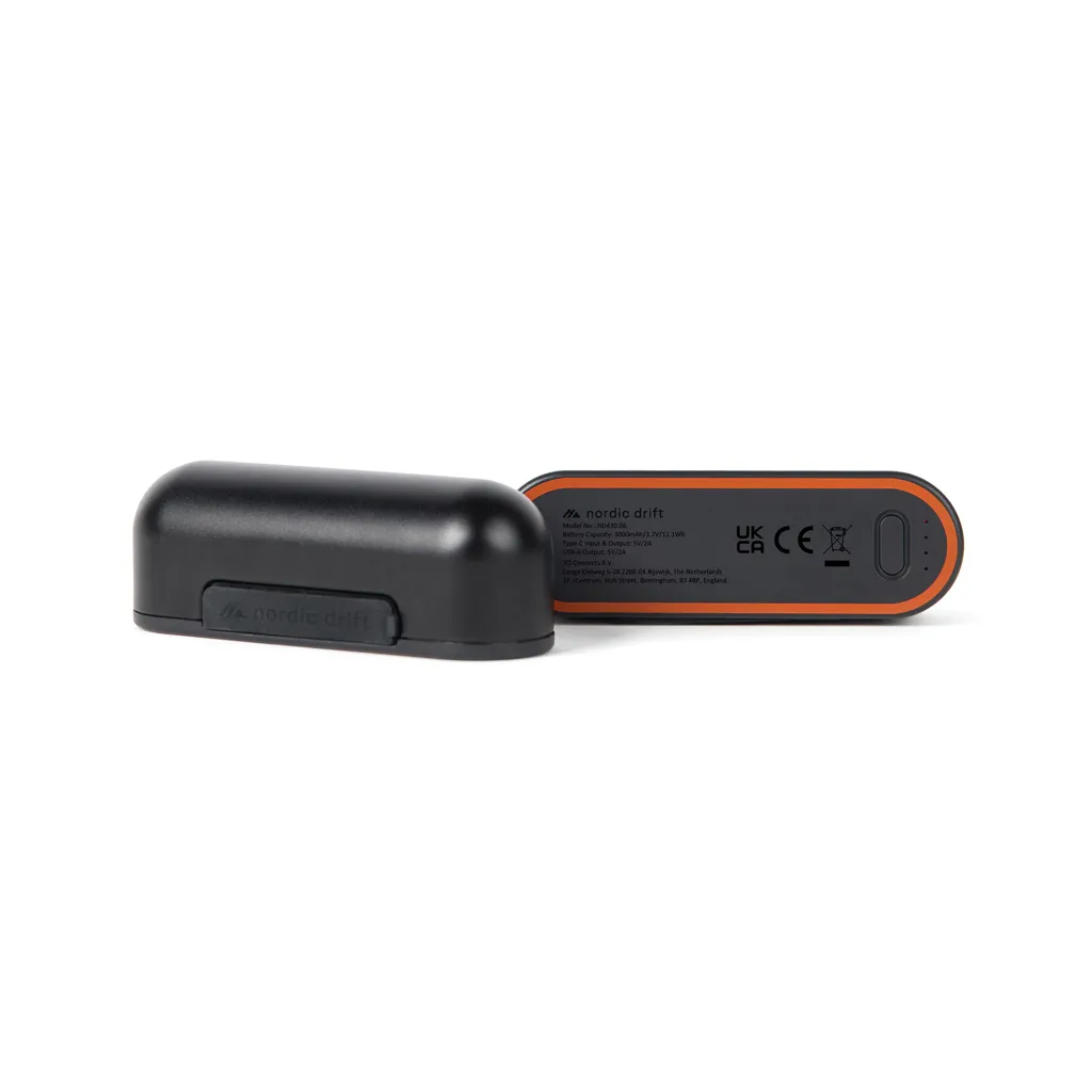 Nordic Drift Everest Dual-Handwärmer mit 6.000-mAh-Powerbank, schwarz – Bild 4
