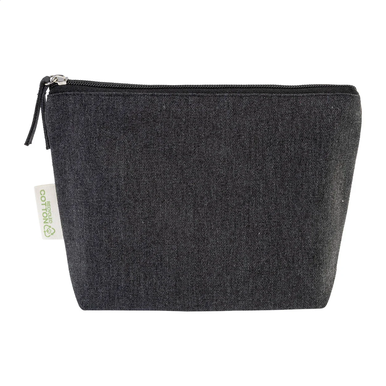 Kosmetiktasche Cospex aus recycelter Baumwolle, schwarz – Bild 2