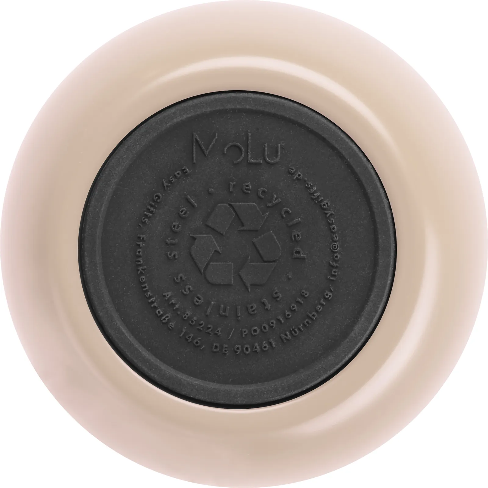 MoLu Edelstahl Trinkbecher Palm Bay, beige – Bild 2