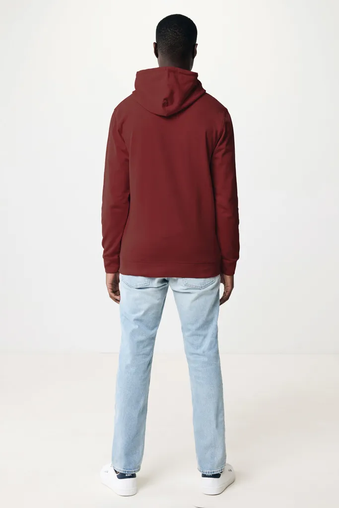 IQONIQ Jasper Hoodie aus recycelter Baumwolle, burgunderrot – Bild 8