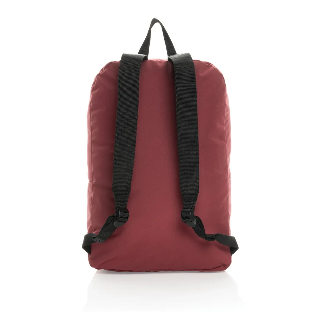 Dillon AWARE™ RPET faltbarer klassischer Rucksack, rot – Bild 4