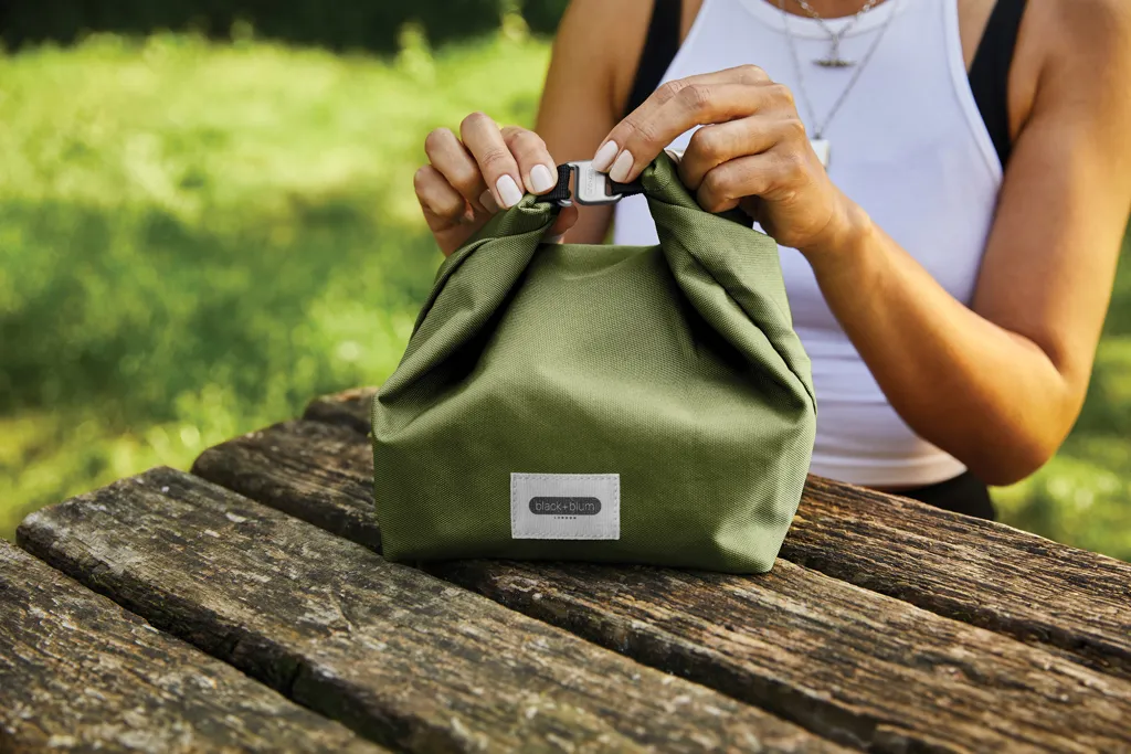 Black+Blum isolierte 6,7L Lunch & Kühltasche, Moosgrün – Bild 11