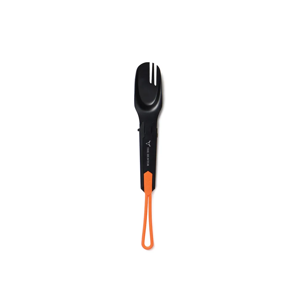 Nordic Drift Trail 4-in-1 Outdoor-Besteck, schwarz – Bild 5