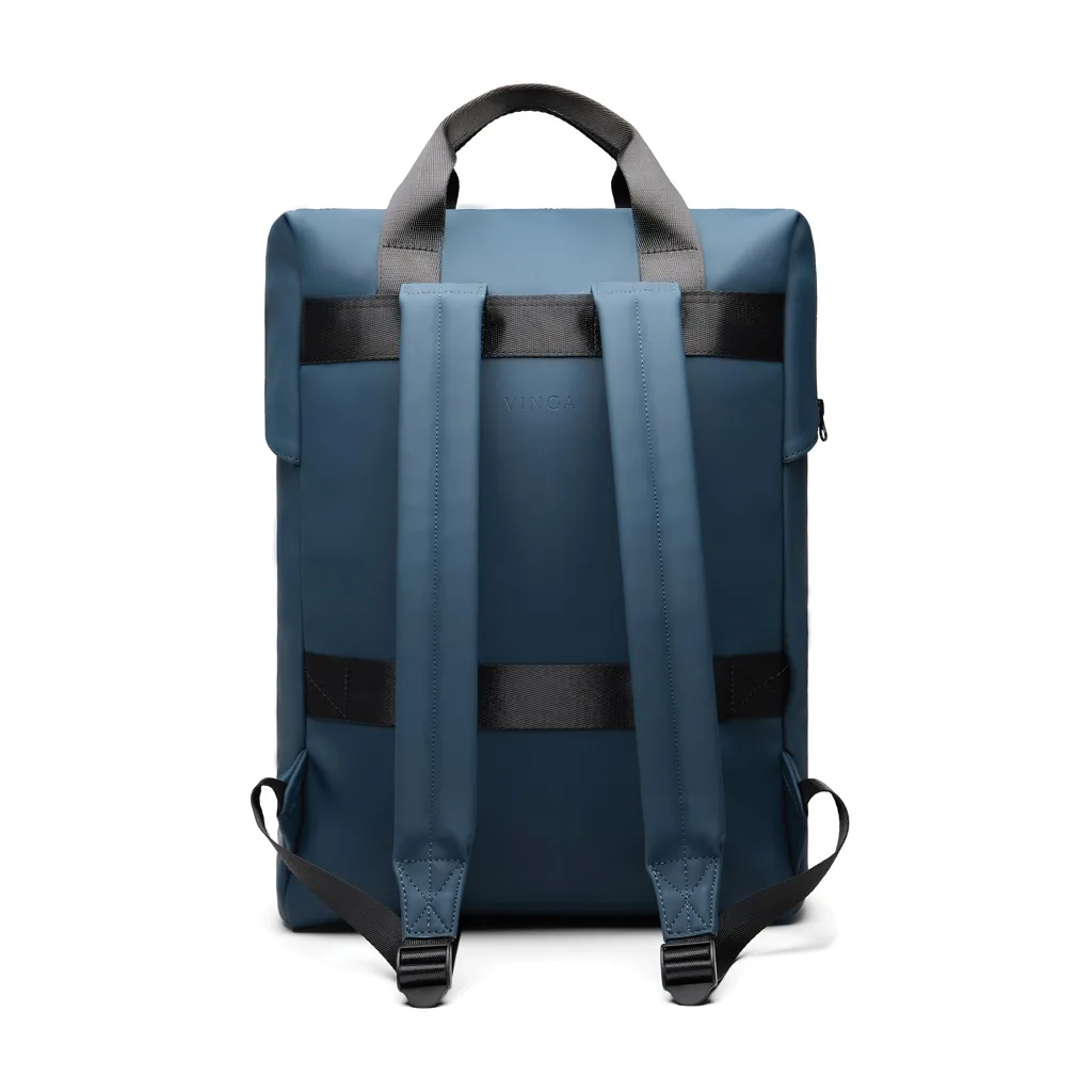 VINGA Baltimore RCS Tote Rucksack, navy blau – Bild 3