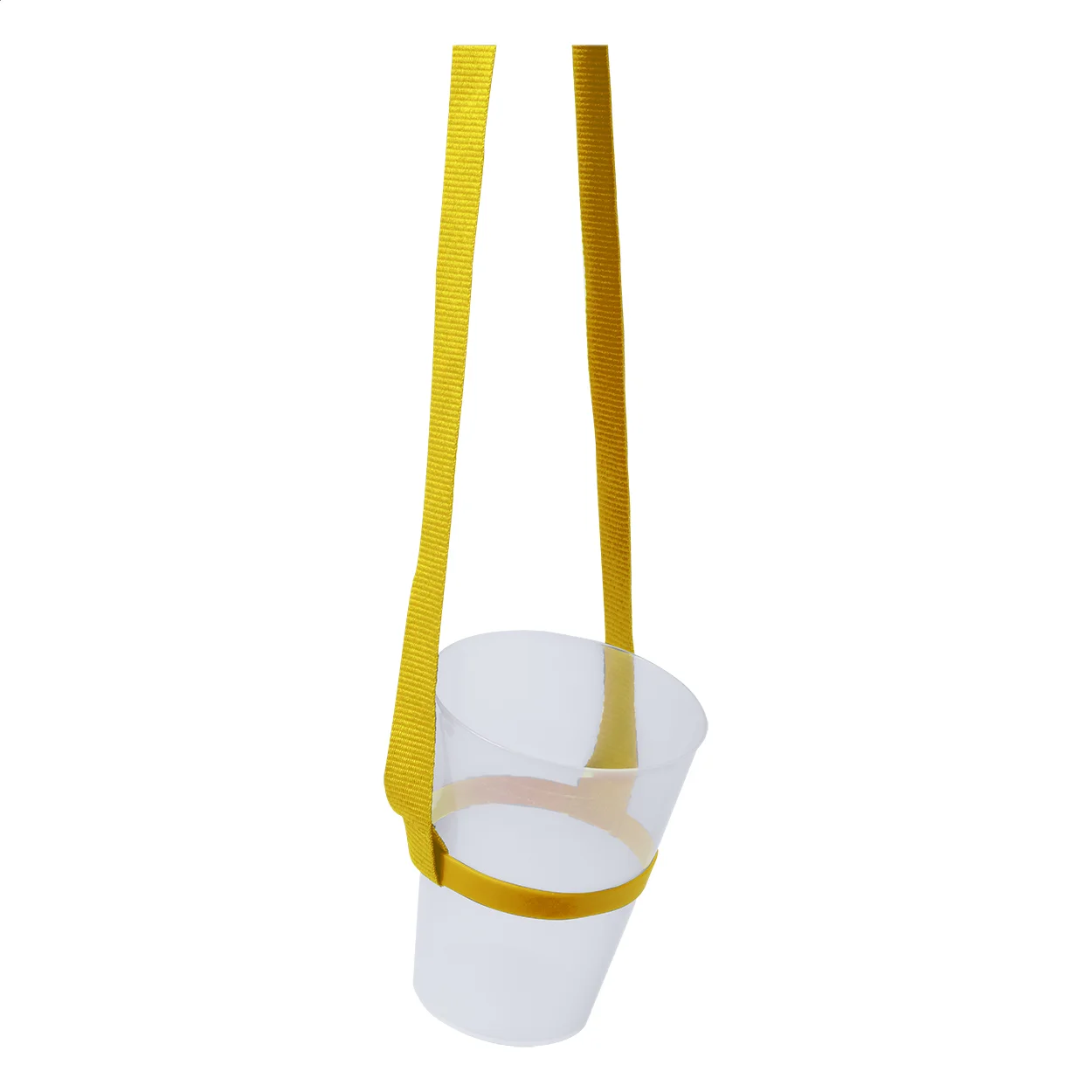 Getränkehalter-Lanyard Lancup, gelb – Bild 2