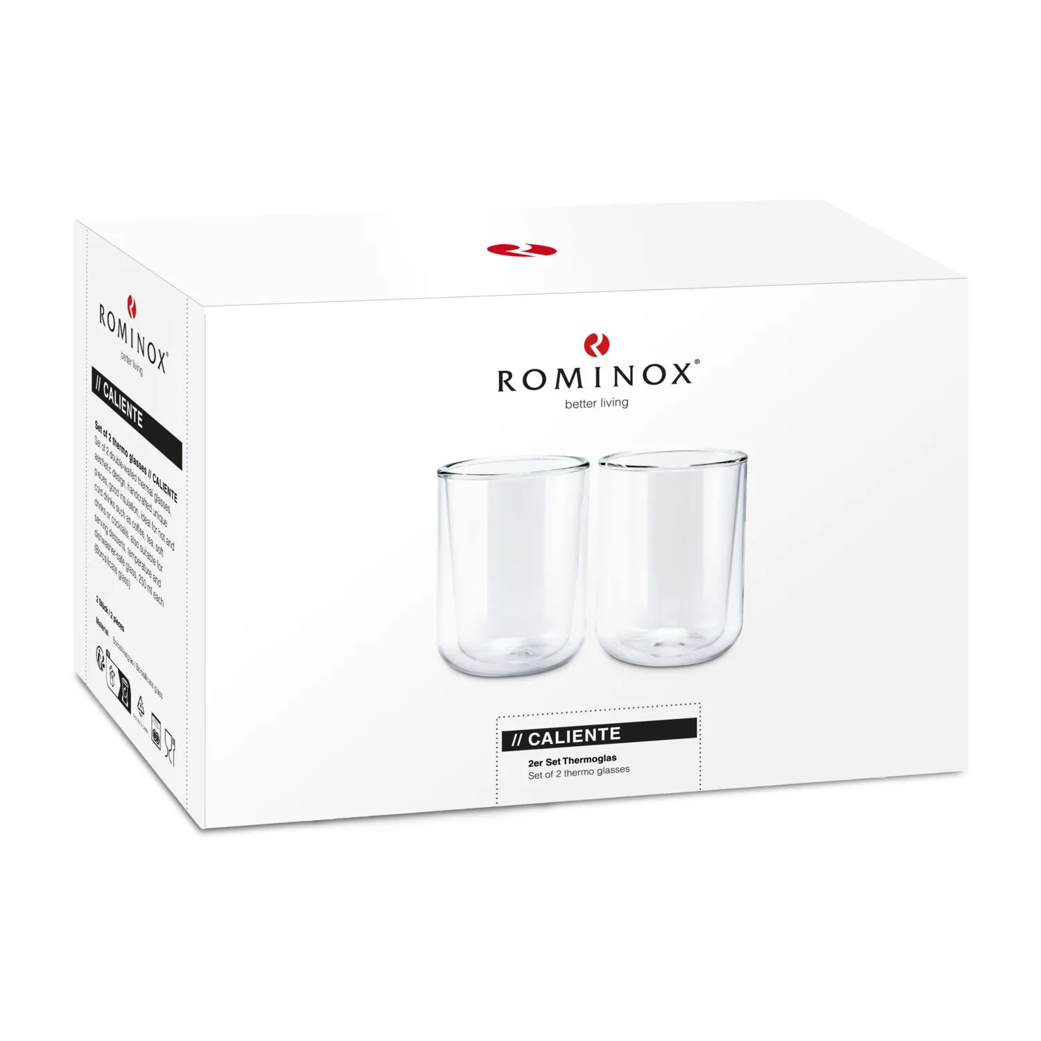 ROMINOX® 2er-Set Thermoglas // Caliente, transparent – Bild 7