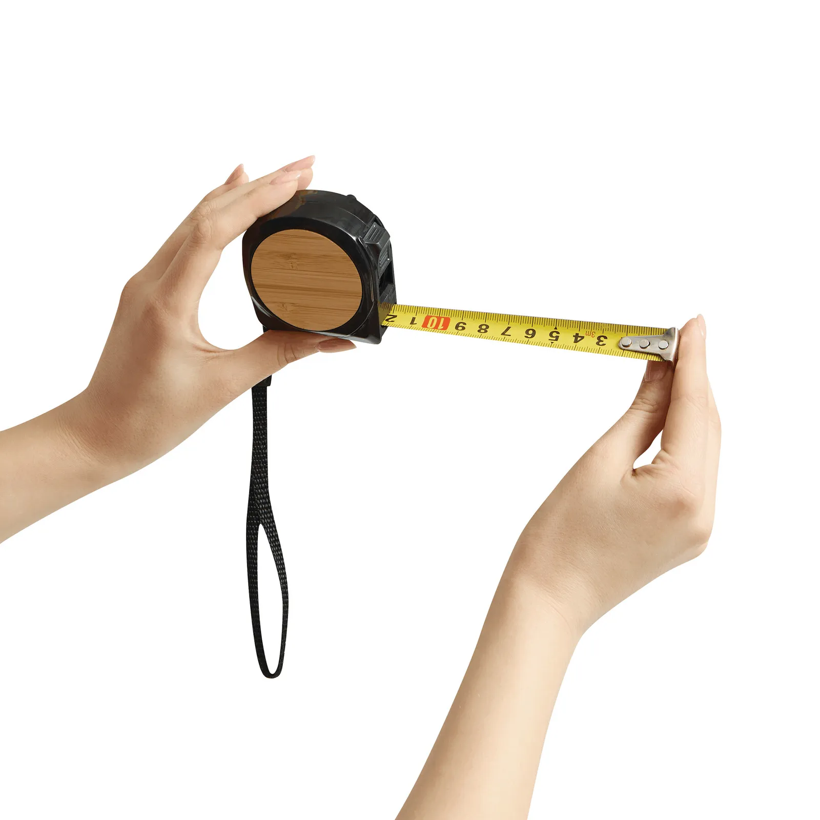BAMBOO MEASURE - Maßband braun, schwarz, braun, schwarz – Bild 5