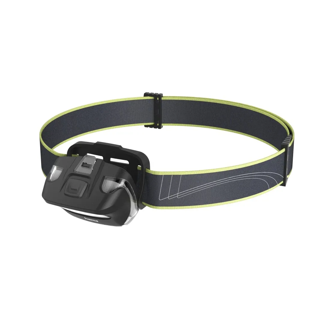 Hama "HL110" LED-Stirnlampe, Batterien, COB, Schwarz – Bild 2