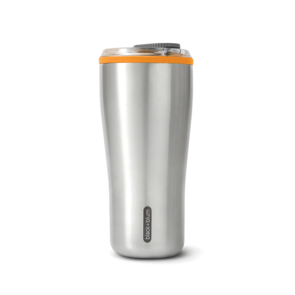 Black+Blum isolierter Reisebecher 600ml, orange – Bild 6