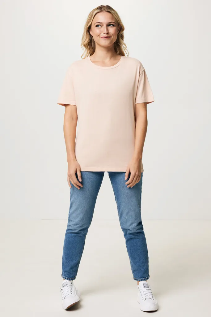 IQONIQ Yala Damen T-Shirt aus recycelter Baumwolle, peach nectar – Bild 5