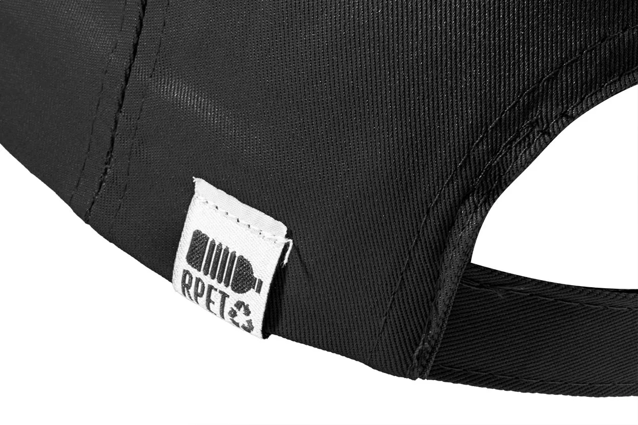 RPET Baseball-Cap Aaron, schwarz – Bild 4