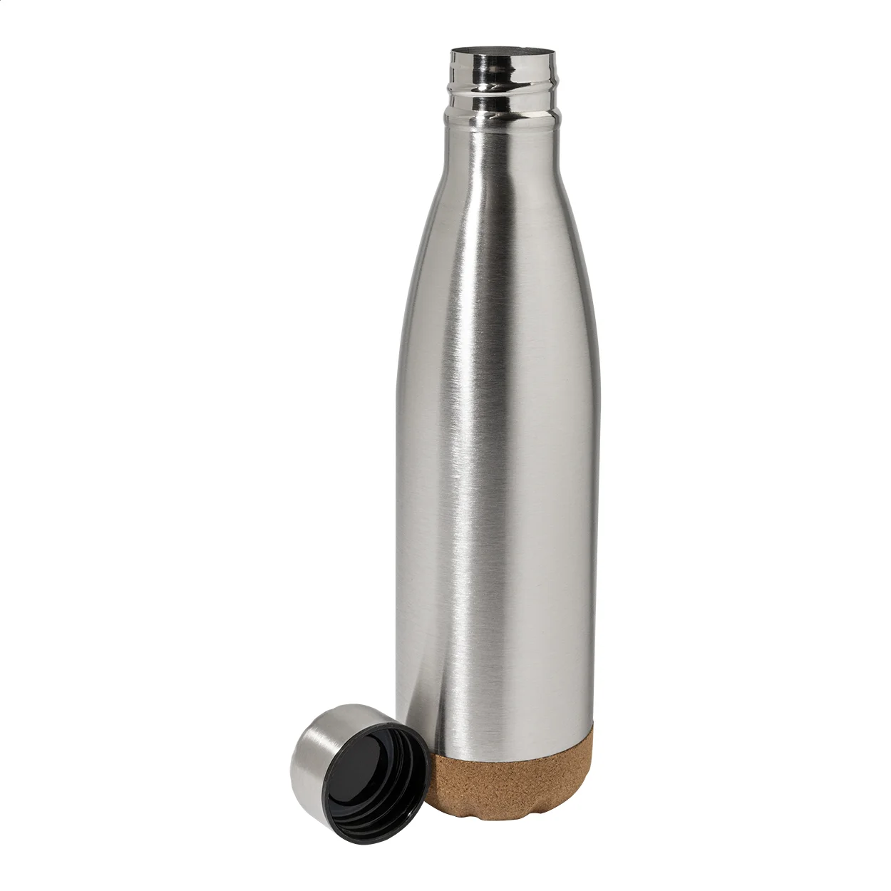 Edelstahl-Trinkflasche Nocov, silber – Bild 2