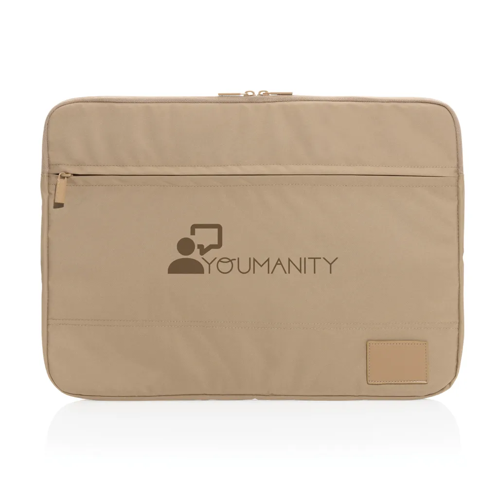 Impact AWARE™ 15.6" Laptop-Sleeve, beige – Bild 4