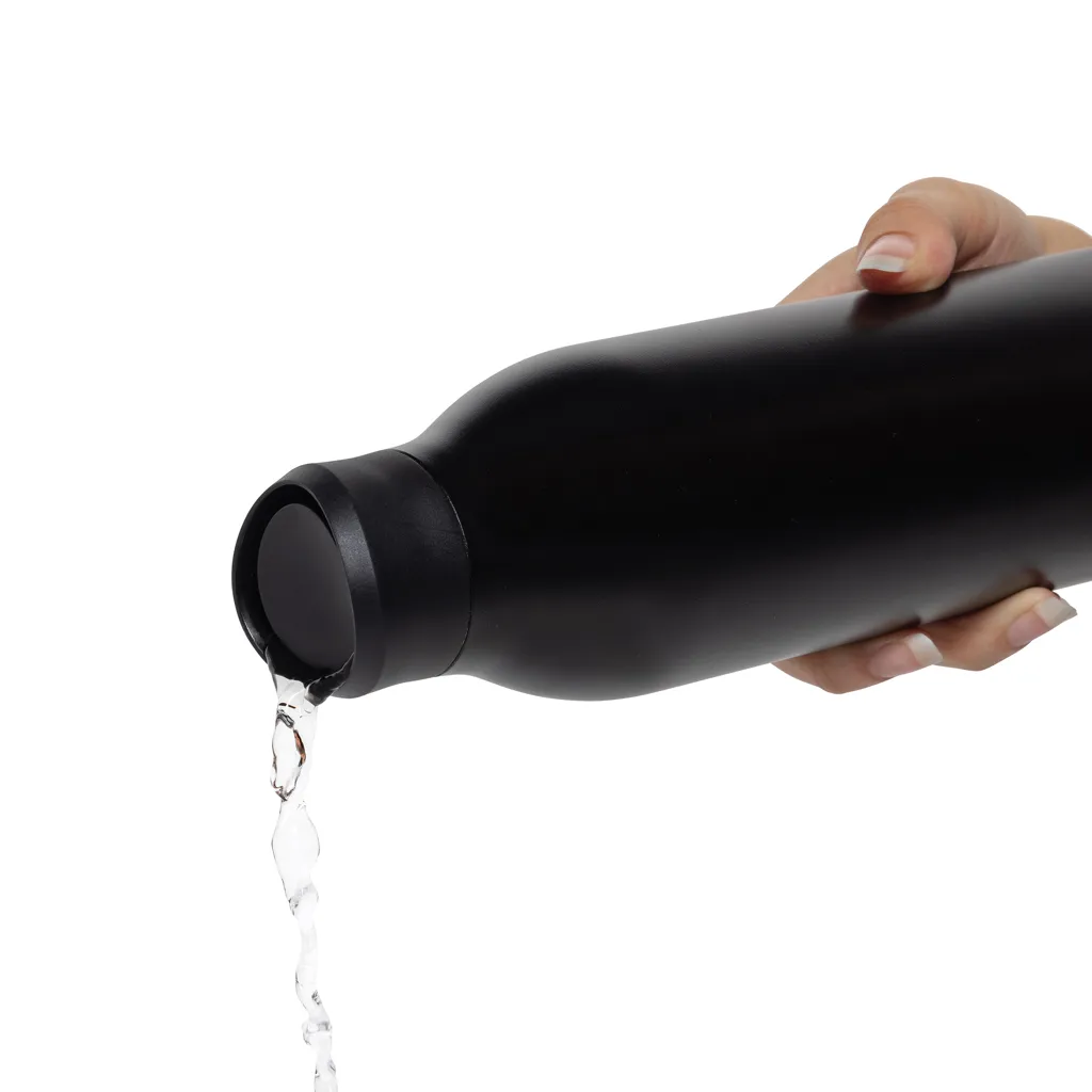 Avira Alok 360 Klick-Wasserflasche aus RCS rec. Stahl, 600ml, schwarz – Bild 6