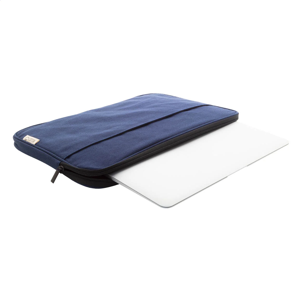 Recycelten Canvas Laptoptasche Rebyss Comp, dunkelblau – Bild 7