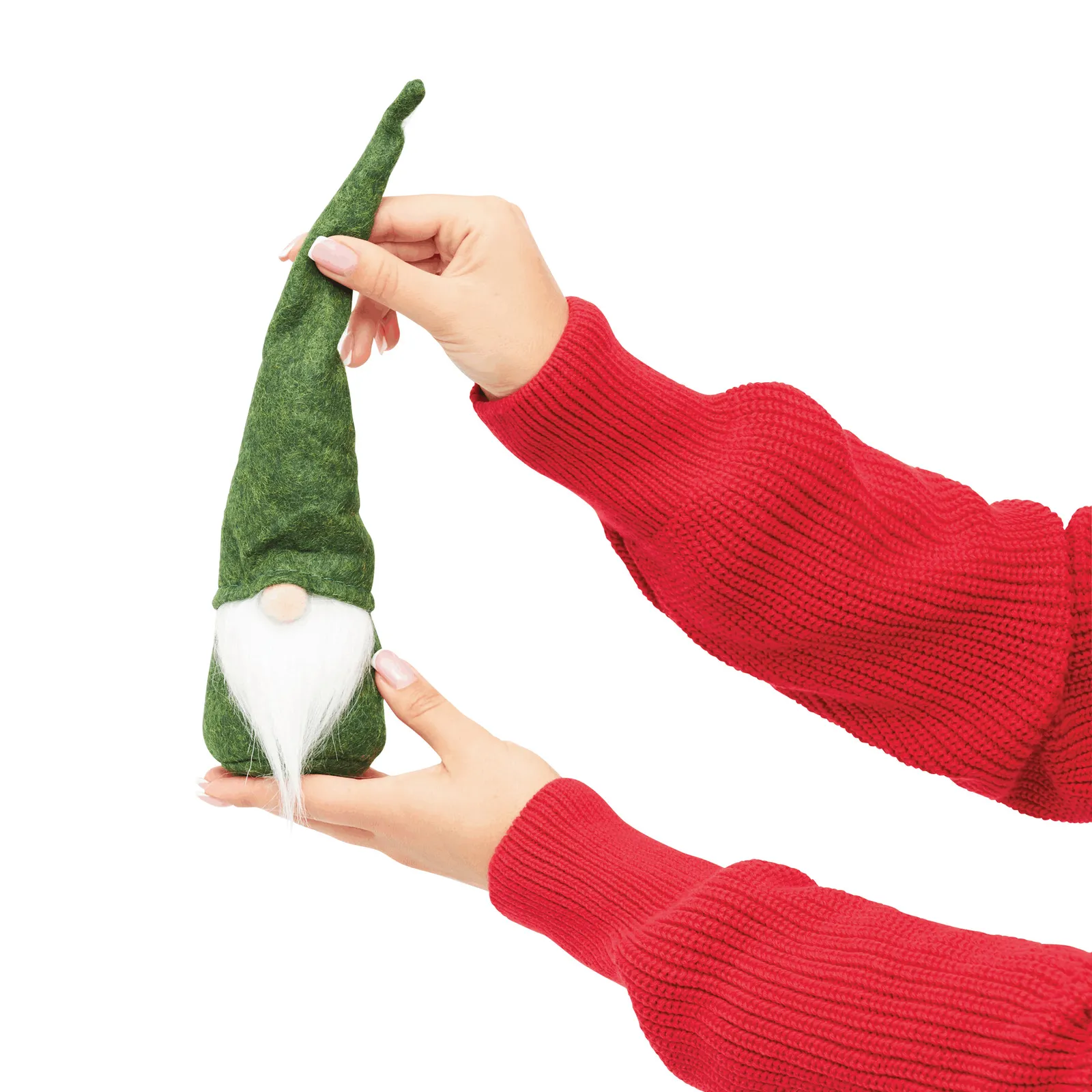 HANS - Filz-Weihnachts-Wichtel mit Zipfelmütze, grün – Bild 6