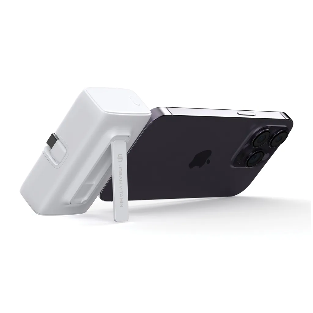 Urban Vitamin Los Angeles 20W Powerbank aus RCS rec. Plastik, weiß – Bild 3