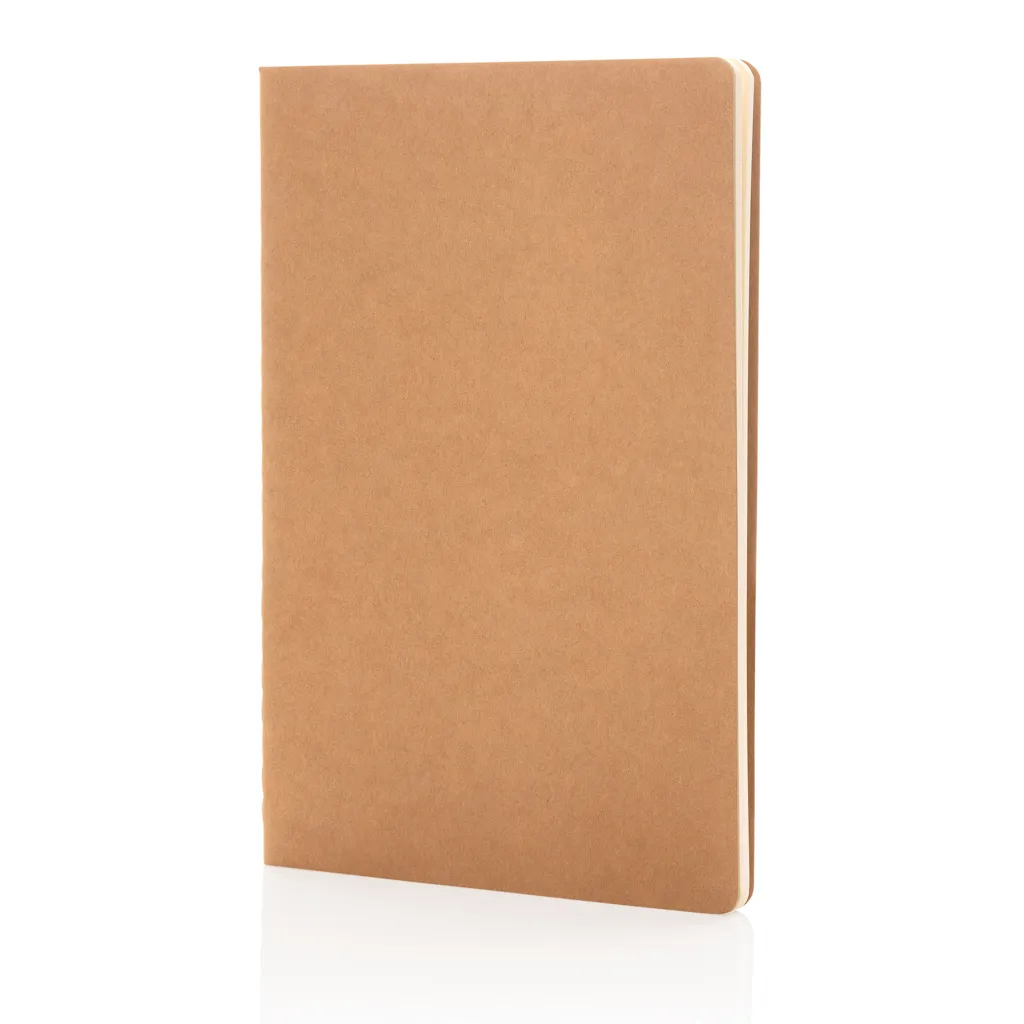 A5 Softcover Notizbuch, braun – Bild 2