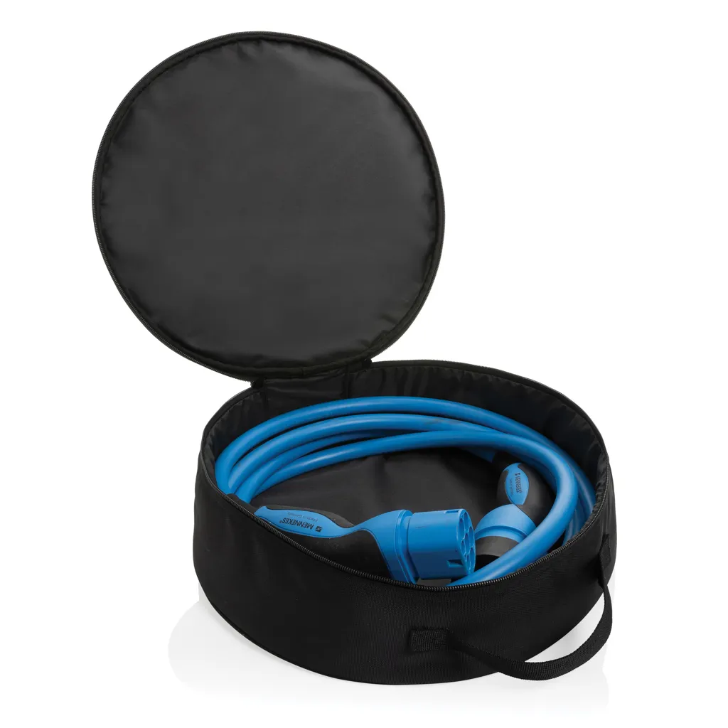 Volty Aware™ RPET EV-Kabeltasche, schwarz – Bild 2