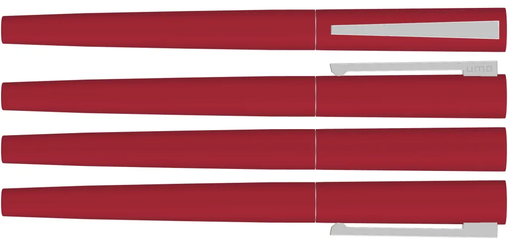 BRUSH R GUM Rollerball rot, rot – Bild 2