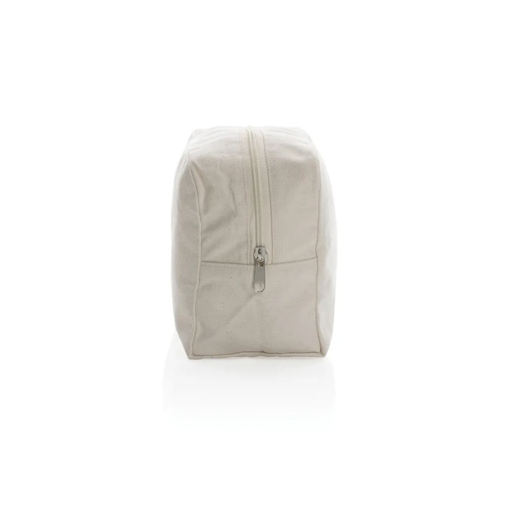 Impact Aware™ 285g/m² Kosmetiktasche aus ungefärbtem Canvas, off white – Bild 4