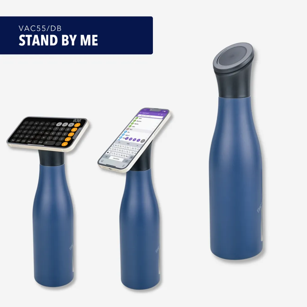Thermoflasche STAND BY ME blau, blau – Bild 9