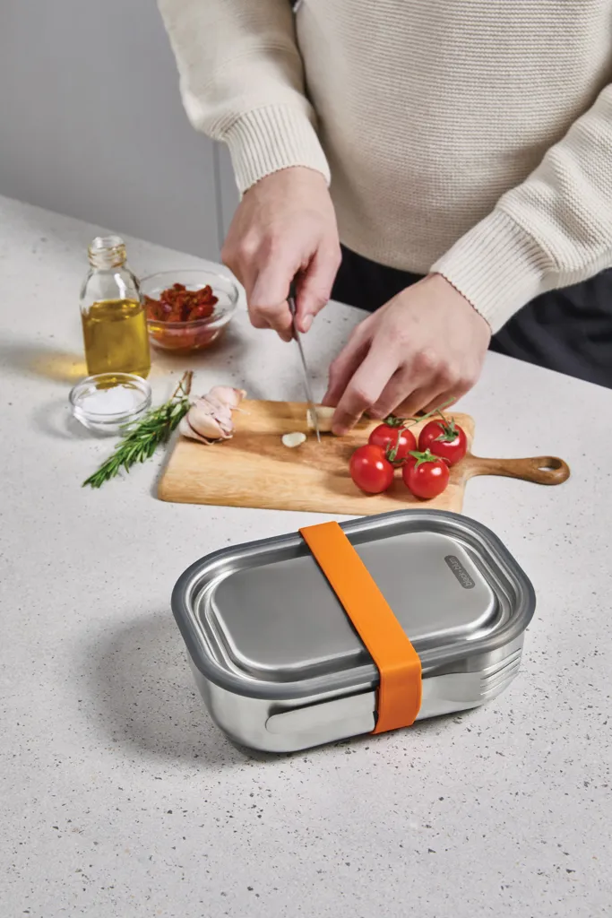 Black+Blum Stainless Steel Lunch Box groß, orange – Bild 7