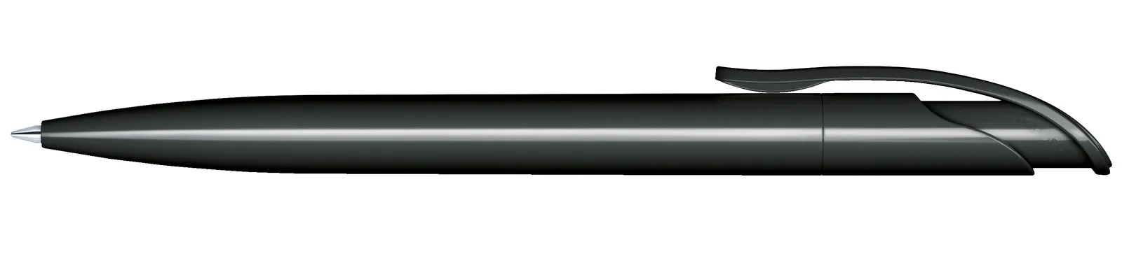 Challenger Polished Druckkugelschreiber, Schwarz – Bild 4