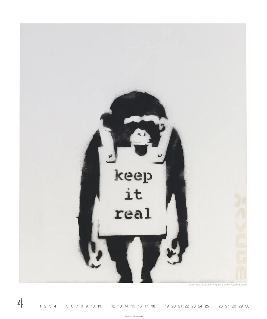 Banksy Edition Wandkalender 2027 – Bild 5