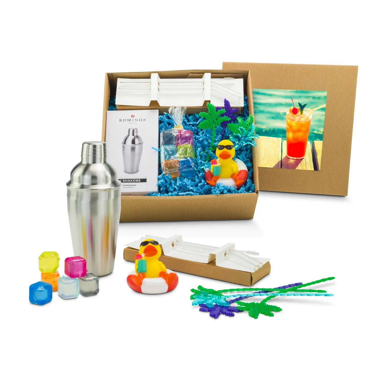 Geschenkset / Präsenteset: Shake & Chill, beige – Bild 2