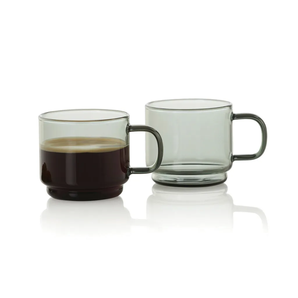 AdHoc Impact Espressotassen 70ml, 2er-Set, transparent – Bild 2