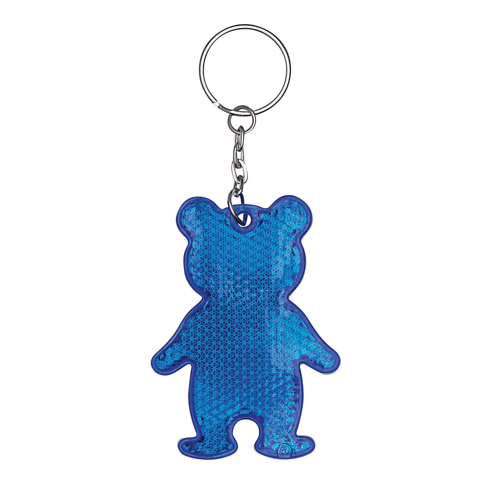 TEDDY - Reflektierender Schlüsselanhänger, blau – Bild 3
