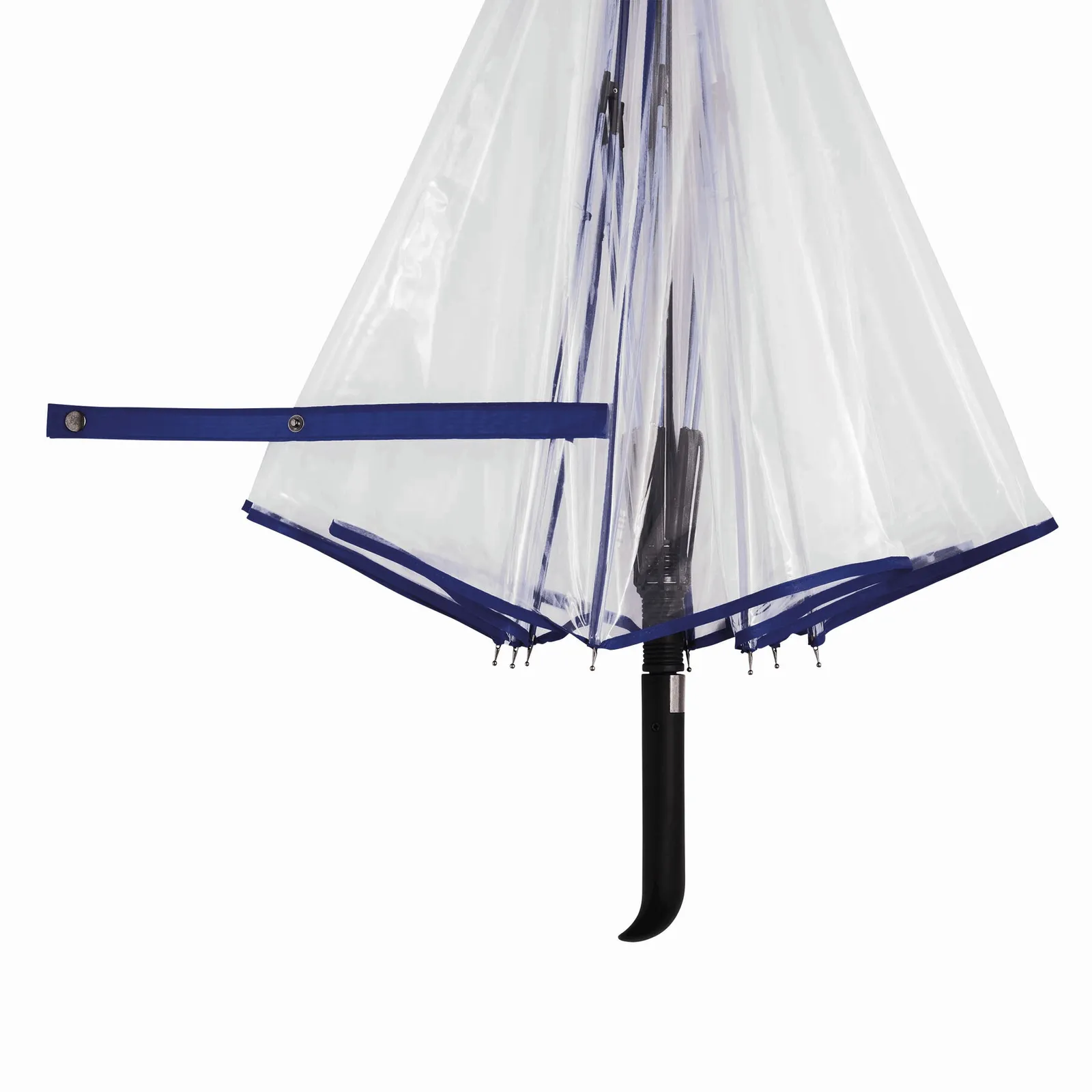 VIP Umbrella, Automatischer Windproof-Stockschirm, blau, transparent – Bild 4