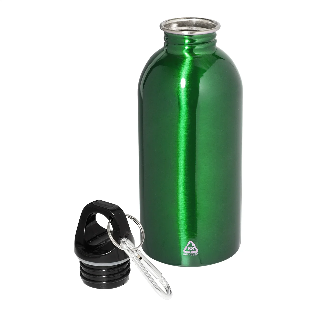 Flasche Ressuto aus recyceltem Edelstahl, grün – Bild 2