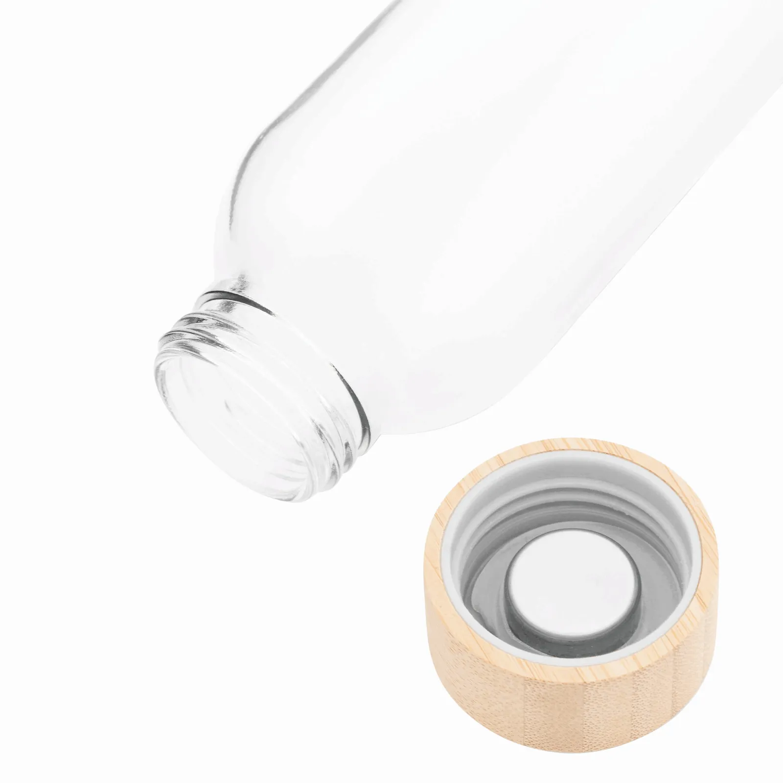 DEEPLY - Glas-Flasche braun, transparent, braun, transparent – Bild 6