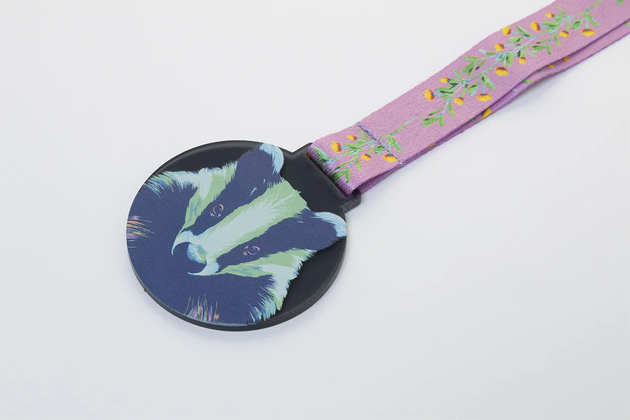 Individuelle Medaille Subdal Colour, schwarz/transparent – Bild 4
