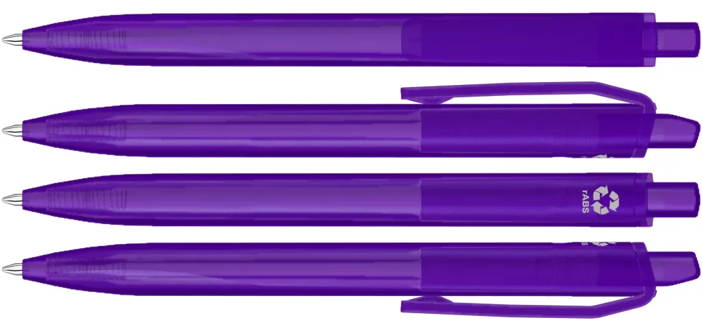 ALIGN frozen RECY Druckkugelschreiber violett, violett – Bild 2