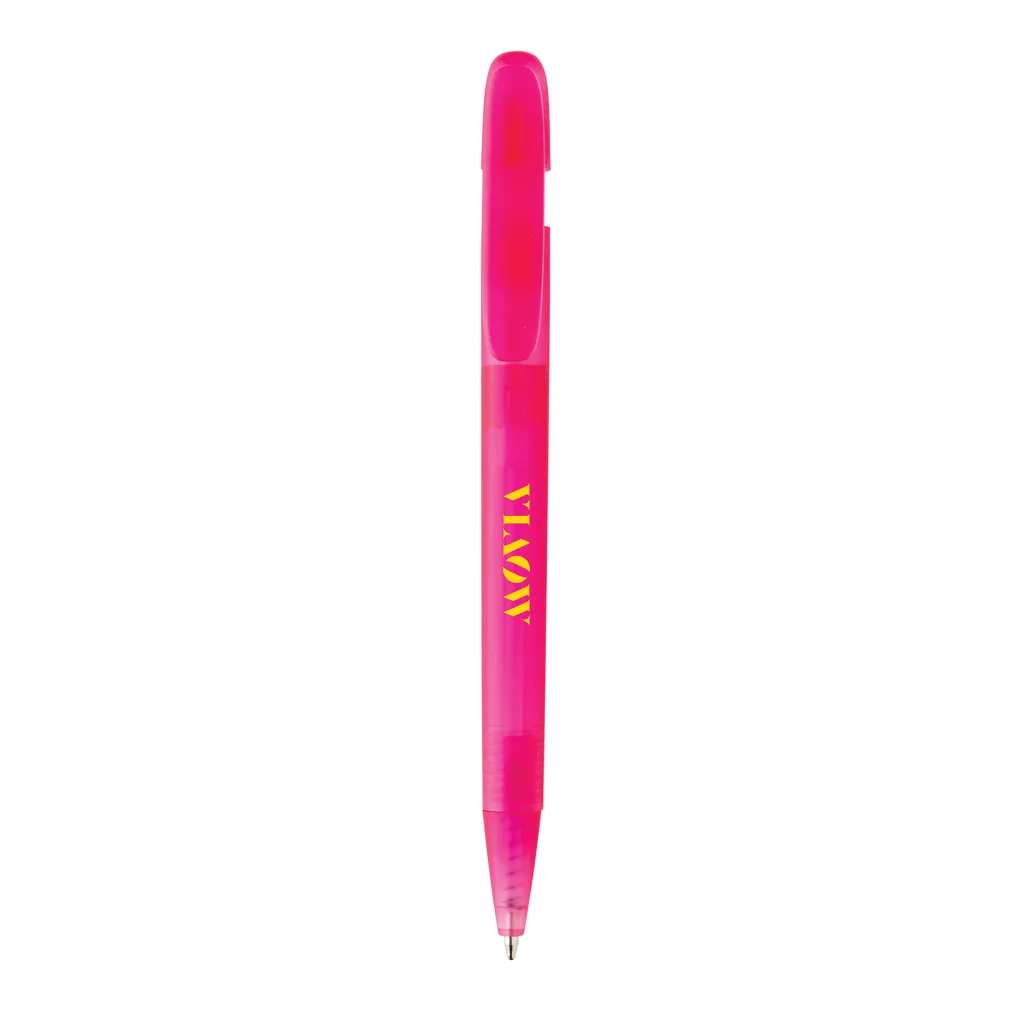Devin transparenter Stift aus GRS zertifiziertem rABS, rosa – Bild 4