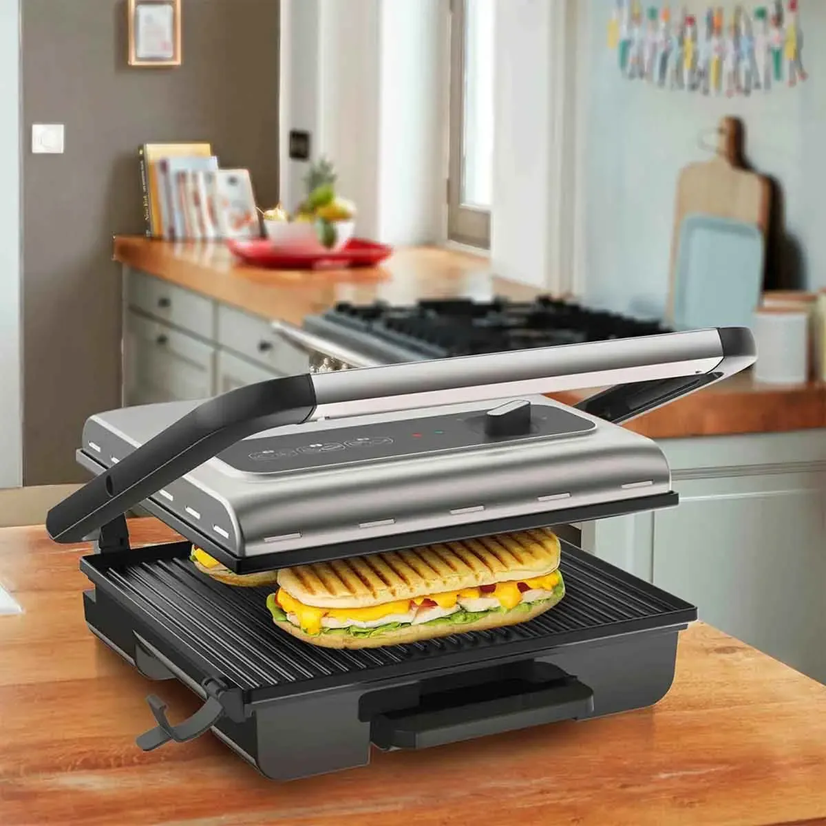 Tefal Inicio Grill Adjust, Silber – Bild 6