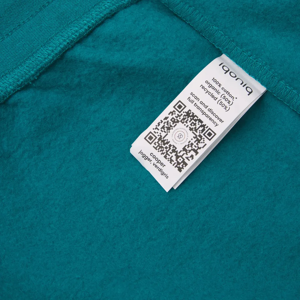 IQONIQ Cooper Jogger aus recycelter Baumwolle, verdigris – Bild 5