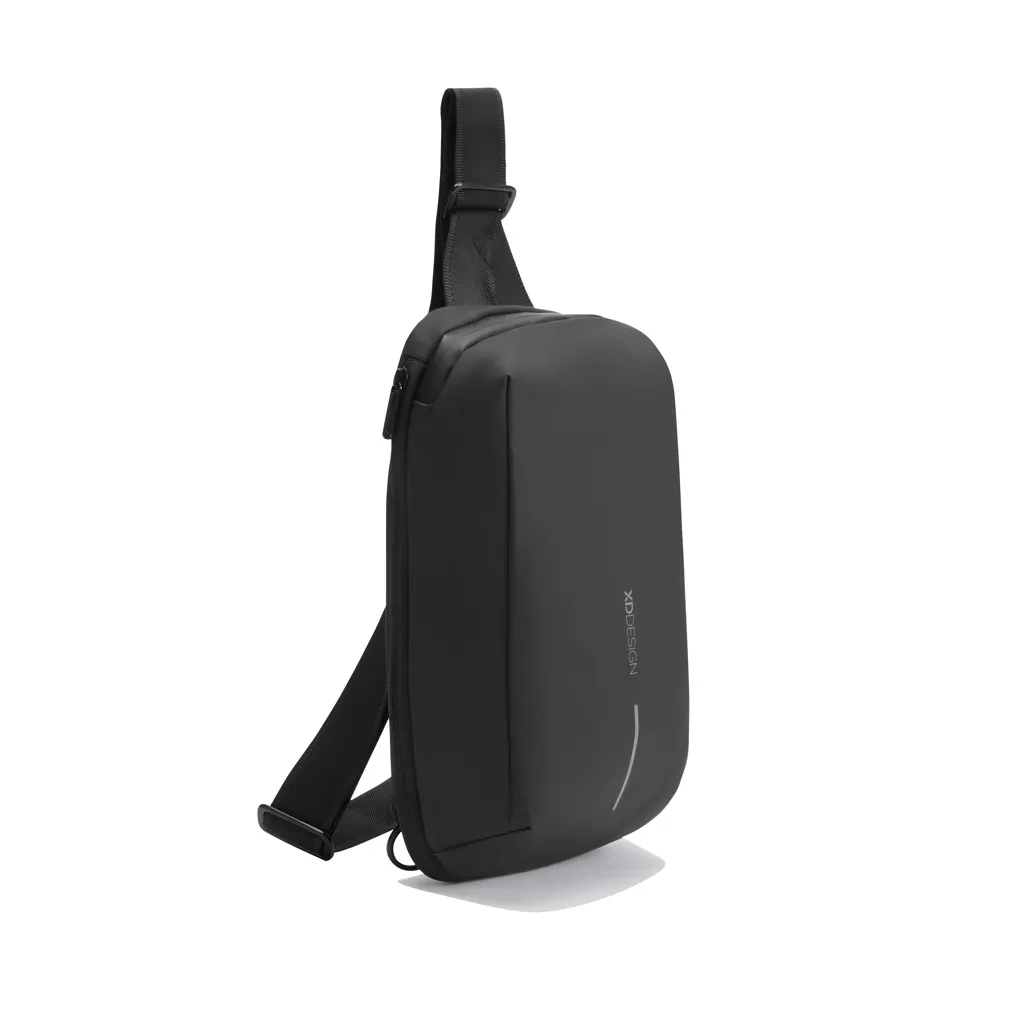 Urban wasserabweisender Sling-Bag, schwarz – Bild 6