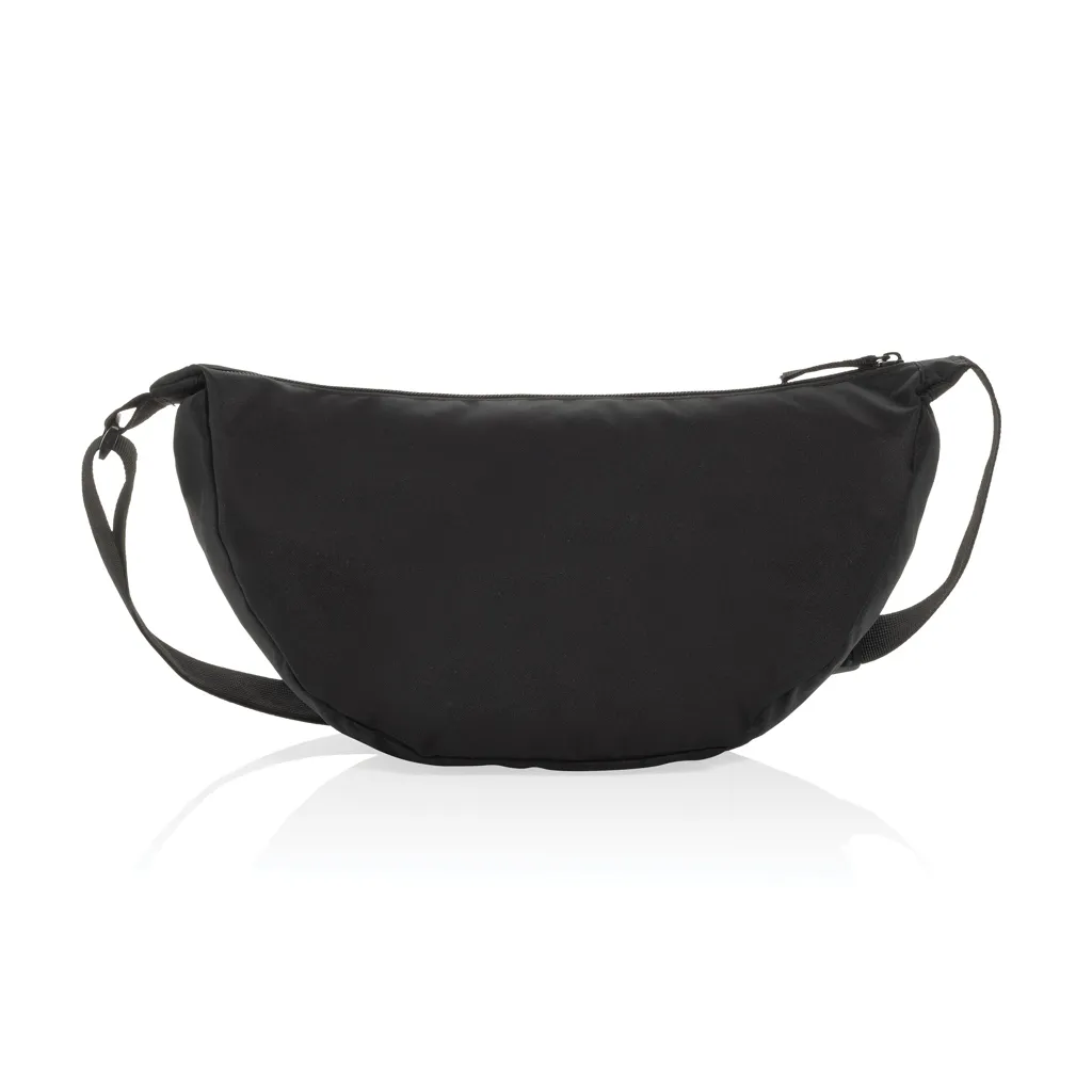 Crescent XL AWARE™ RPET Half-Moon Sling Tasche, schwarz – Bild 5